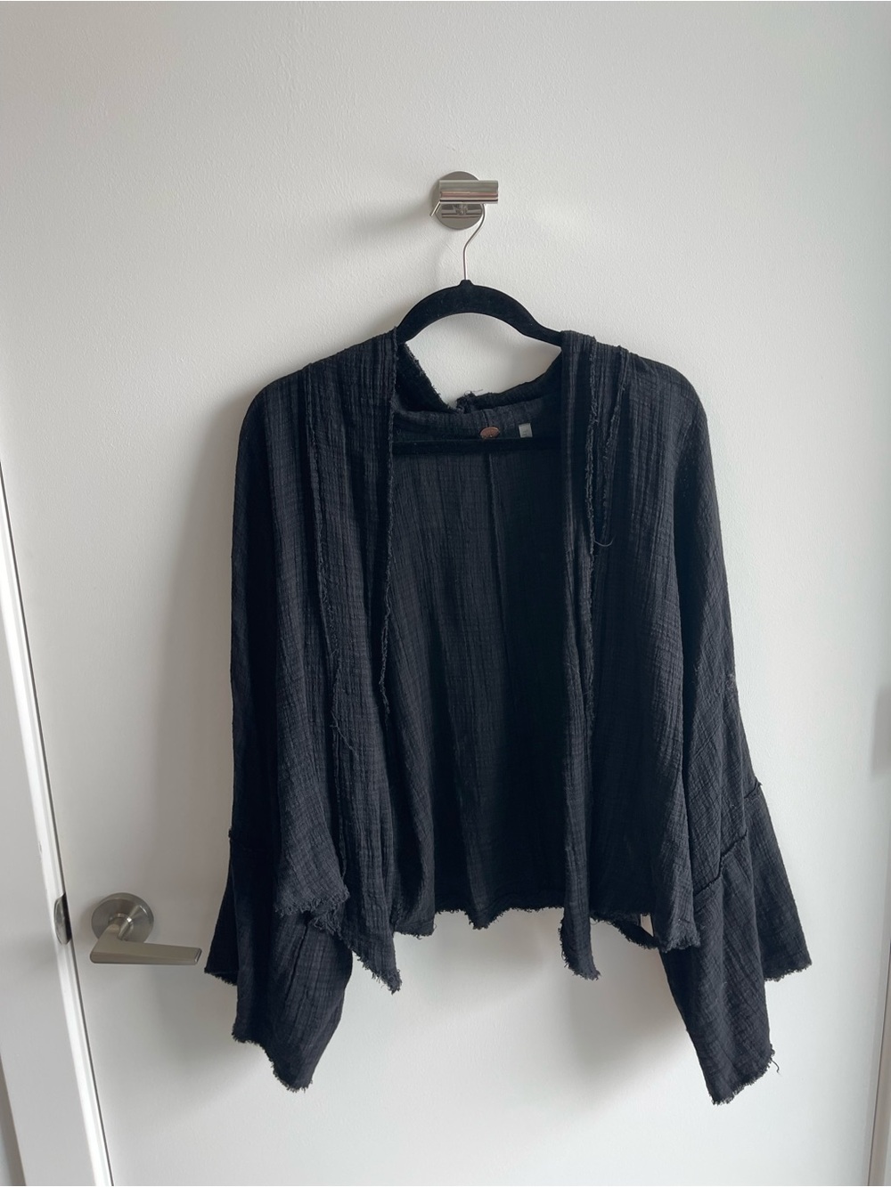 Free PeopleBlack Open-Front Women’s Lightweight Jacket